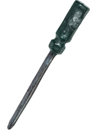 Schraubenzieher Kreuz_Trollfelsen_LARP_Mittelalter_Werkzeugkasten_Werkzeug_Ausrüstung_Spielzeug_gedreht Schraubenzieher Kreuz_Trollfelsen_LARP_Mittelalter_Werkzeugkasten_Werkzeug_Ausrüstung_Spielzeug_gedreht